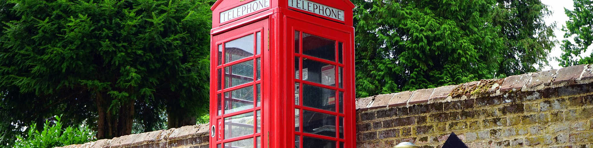 Red English Phone Booth